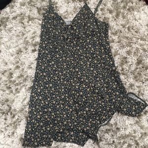 american eagle lace up romper